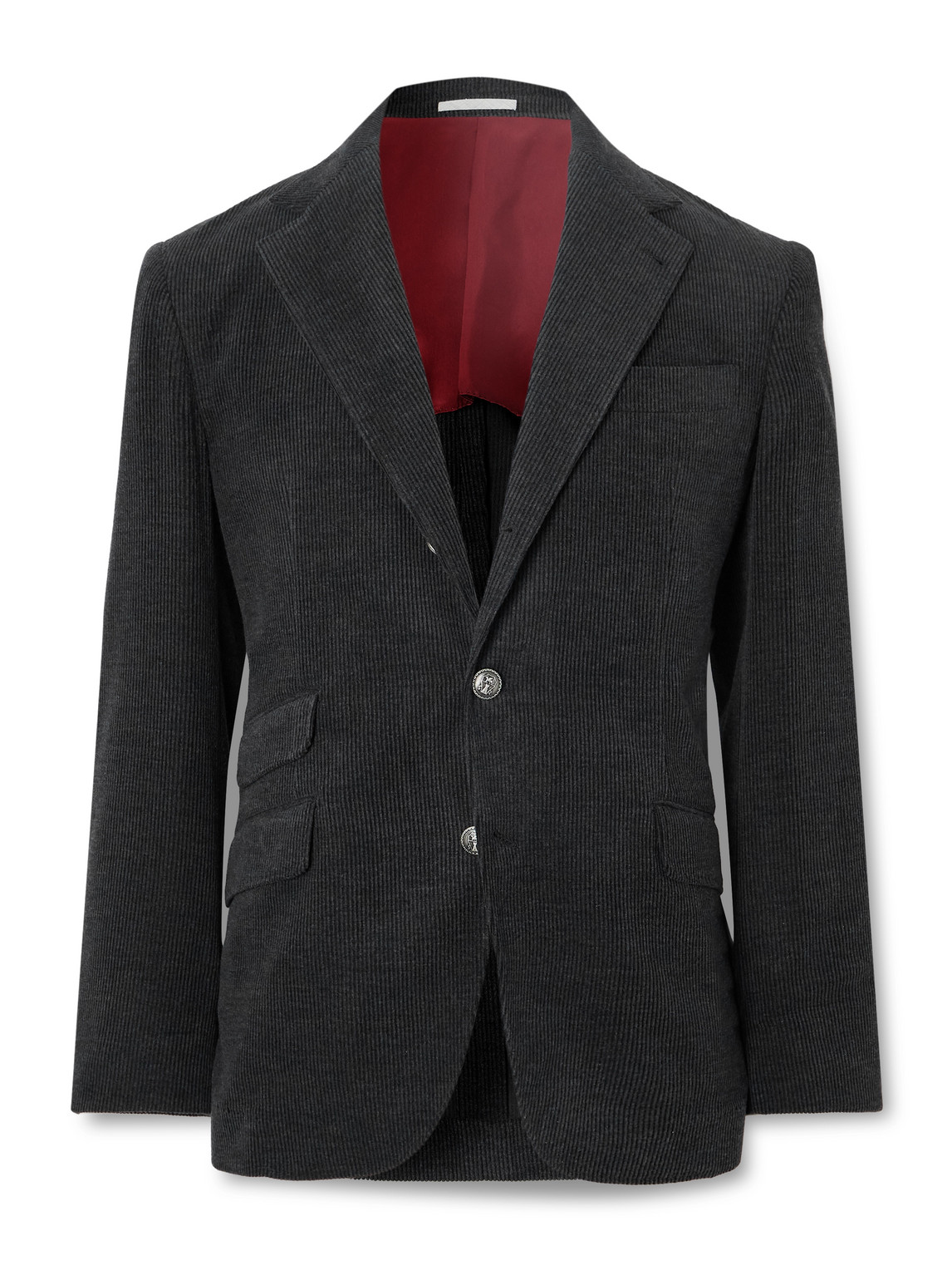 Slim-Fit Wool, Silk and Cashmere-Blend Corduroy Suit Jacket