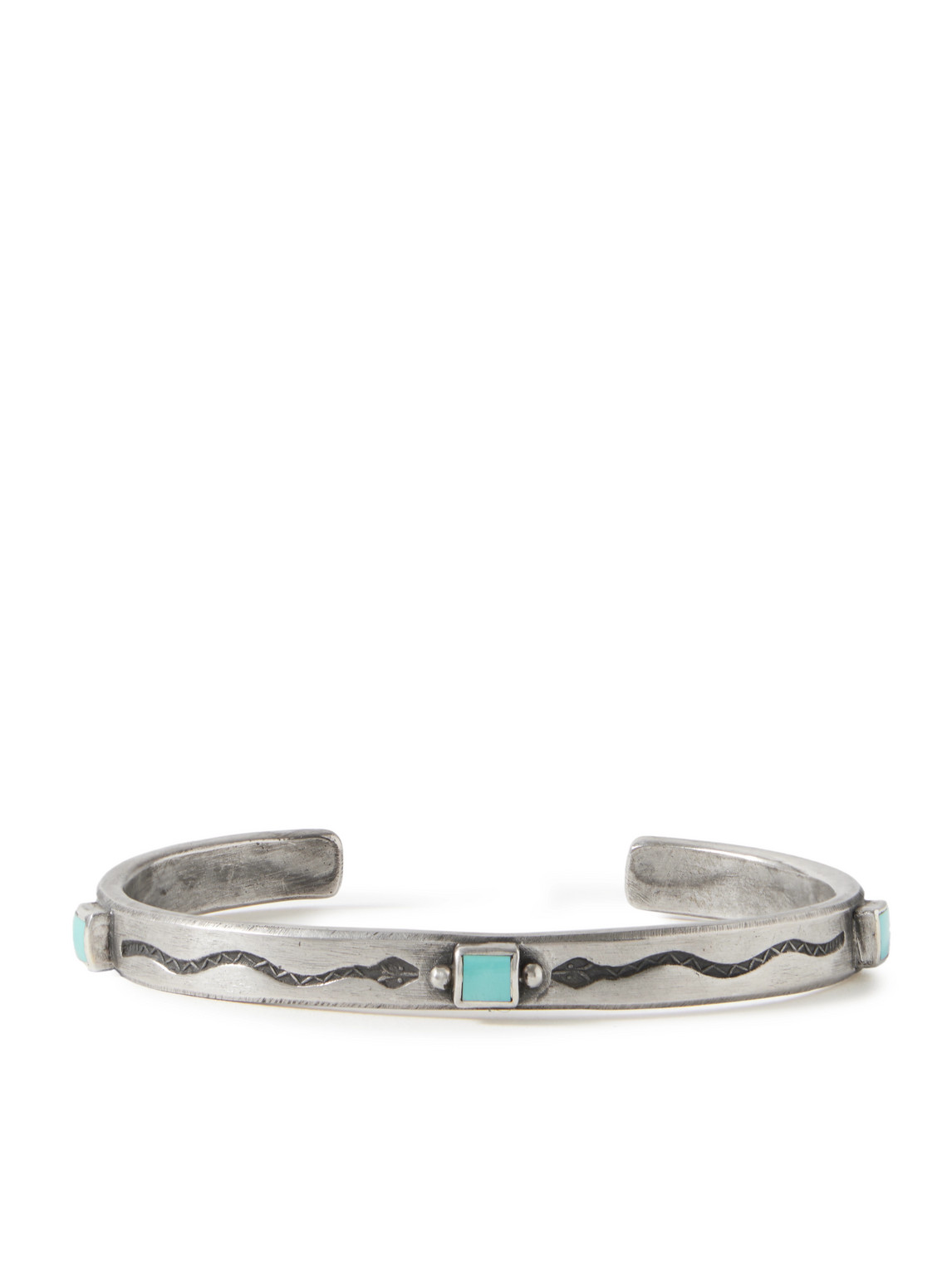 Peyote Bird Manzano Sterling Silver Turquoise Cuff