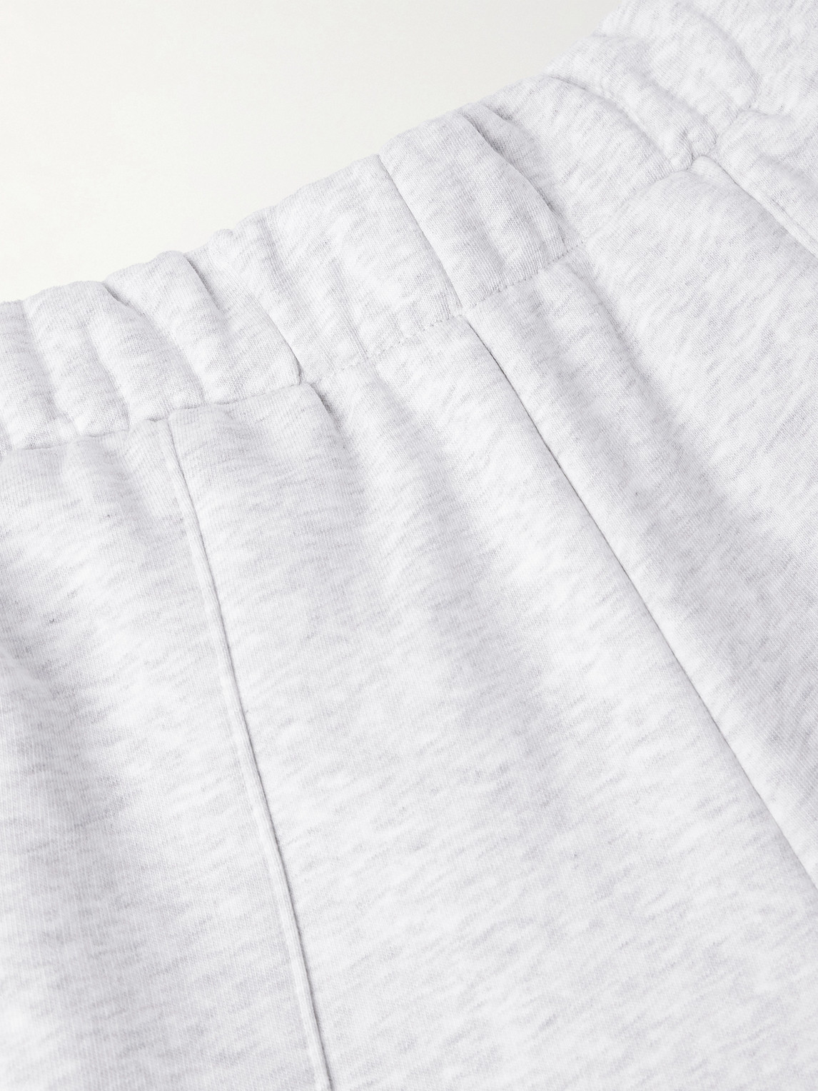 On Club Tapered Organic Cott-blend Jersey Sweatpants In Gray