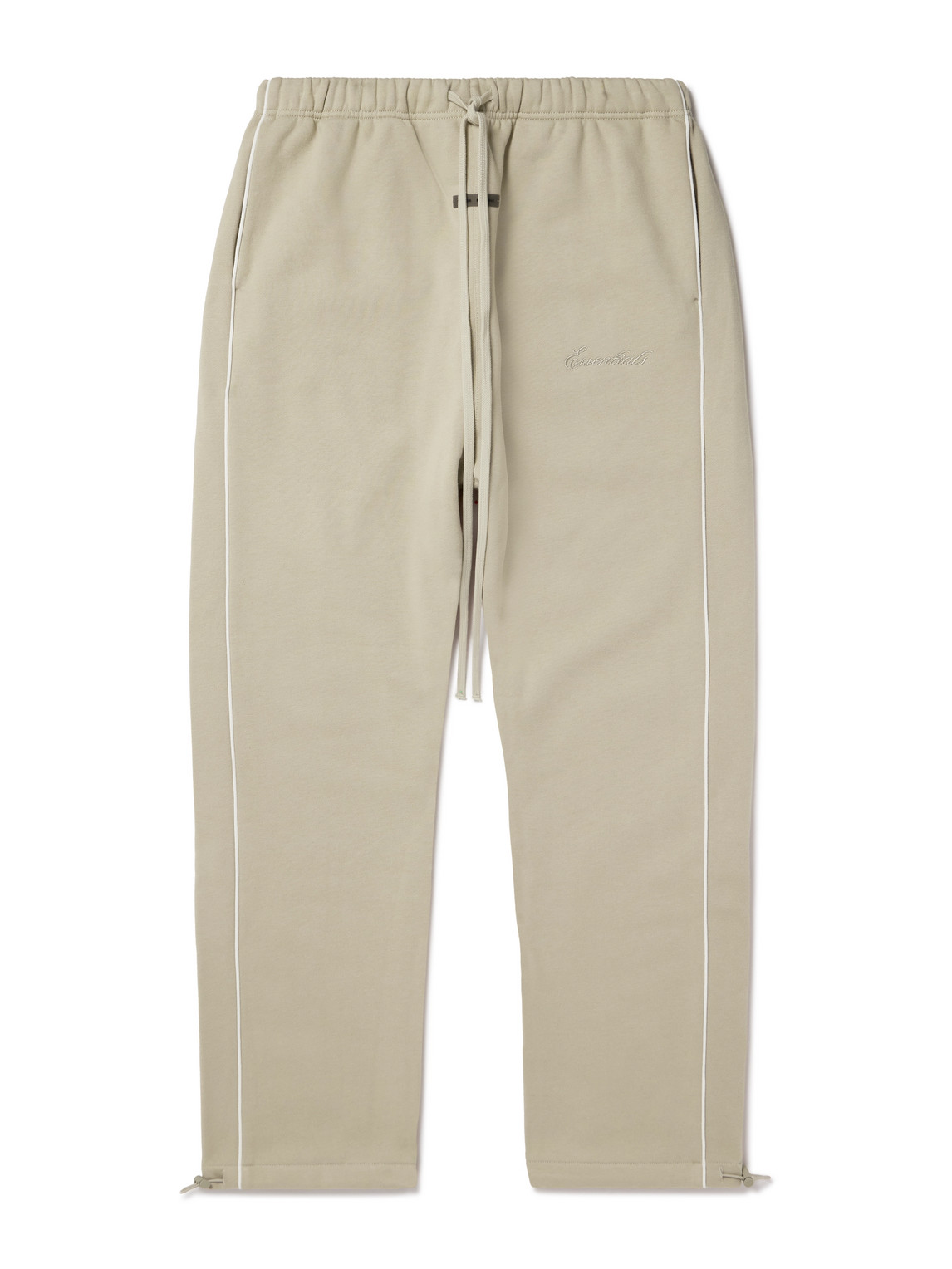Essentials Tapered Logo-appliquéd Cotton-blend Jersey Sweatpants
