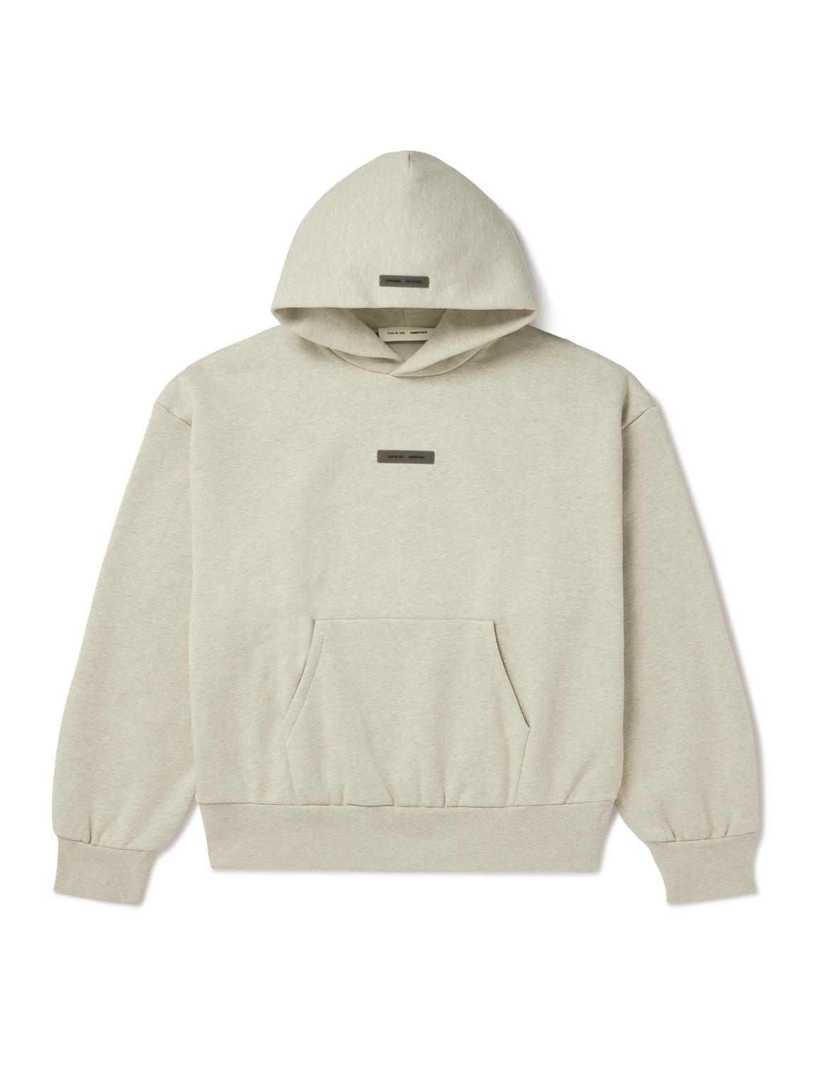 Essentials Oversized Logo-appliquéd Cotton-blend Jersey Hoodie