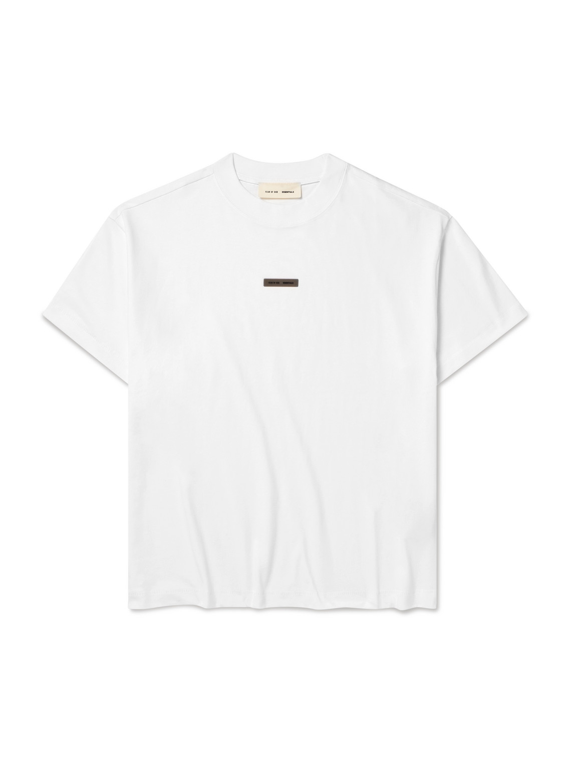 Essentials Logo-appliquéd Cotton-jersey T-shirt