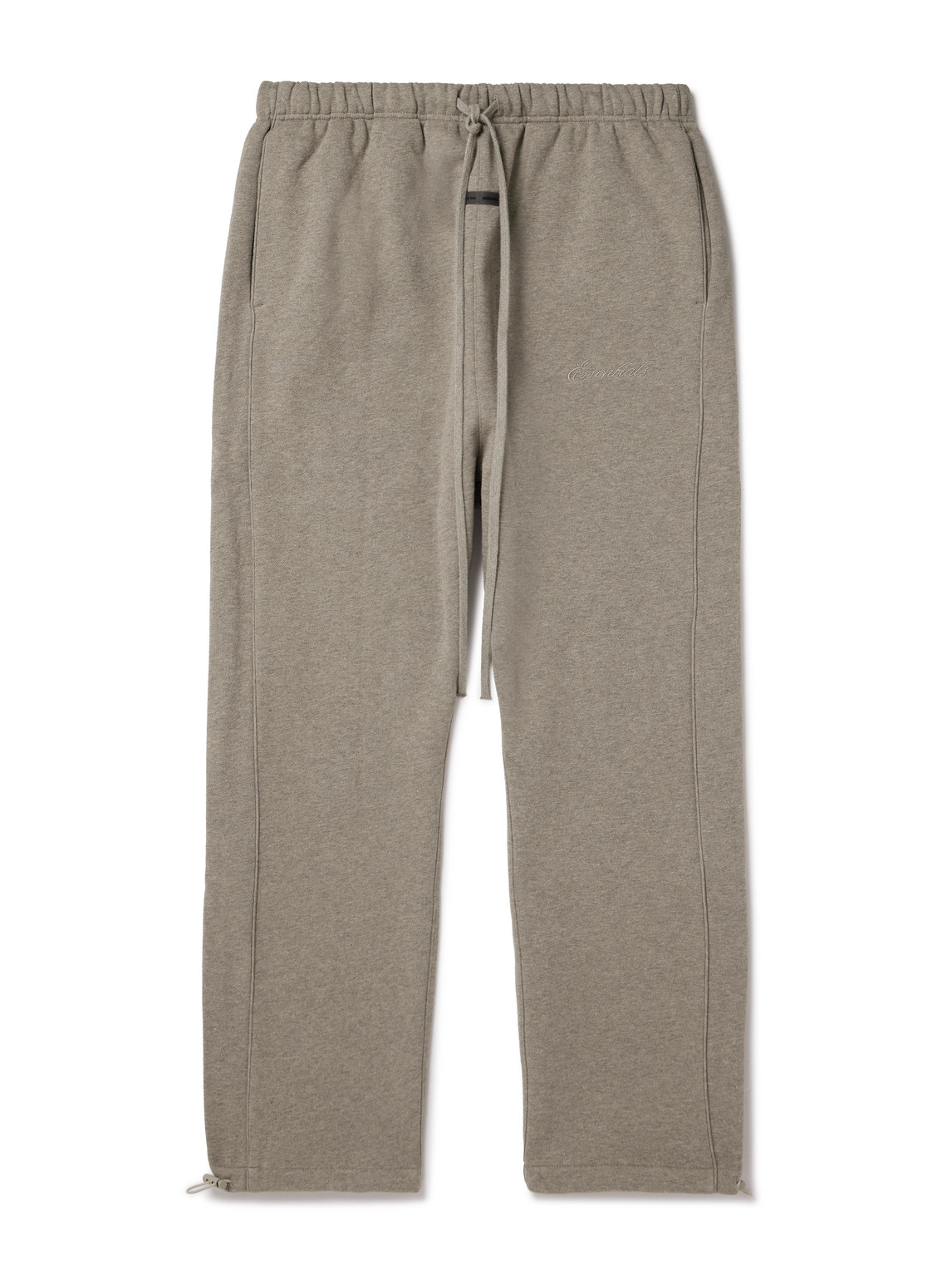 Essentials Tapered Logo-appliquéd Cotton-blend Jersey Sweatpants