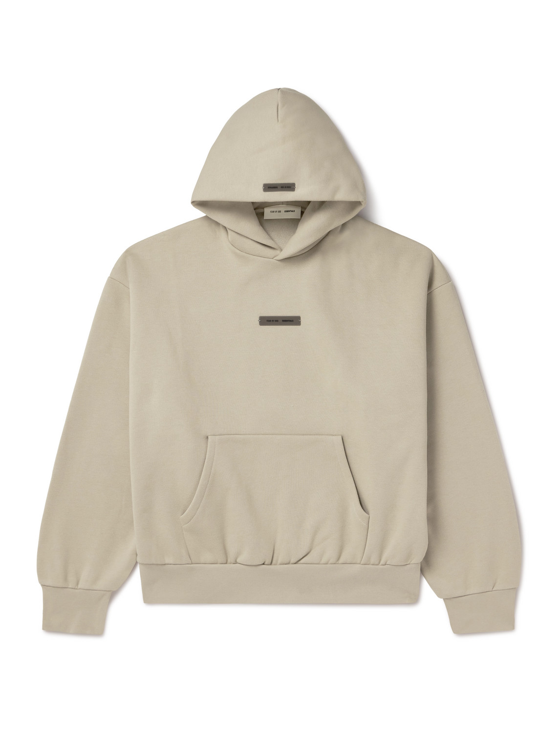 Essentials Oversized Logo-appliquéd Cotton-blend Jersey Hoodie