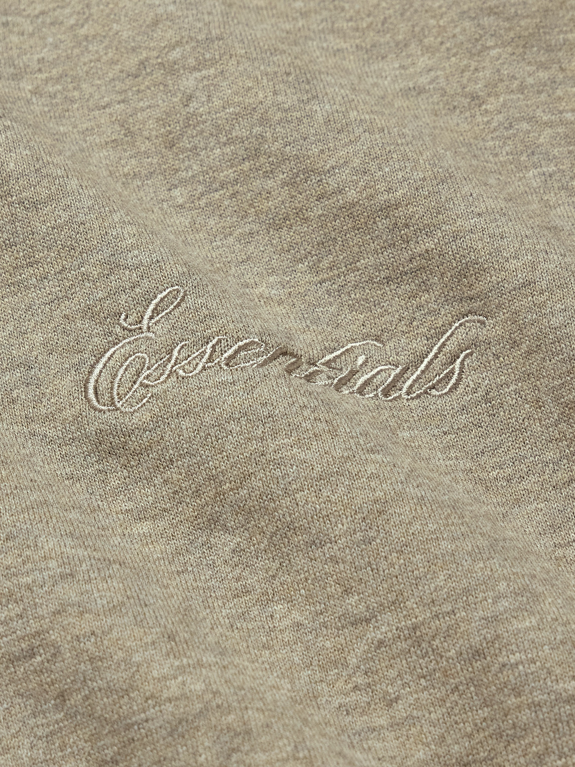 Essentials Oversized Logo-appliquéd Cotton-blend Jersey Zip-up Sweatshirt In Neutral