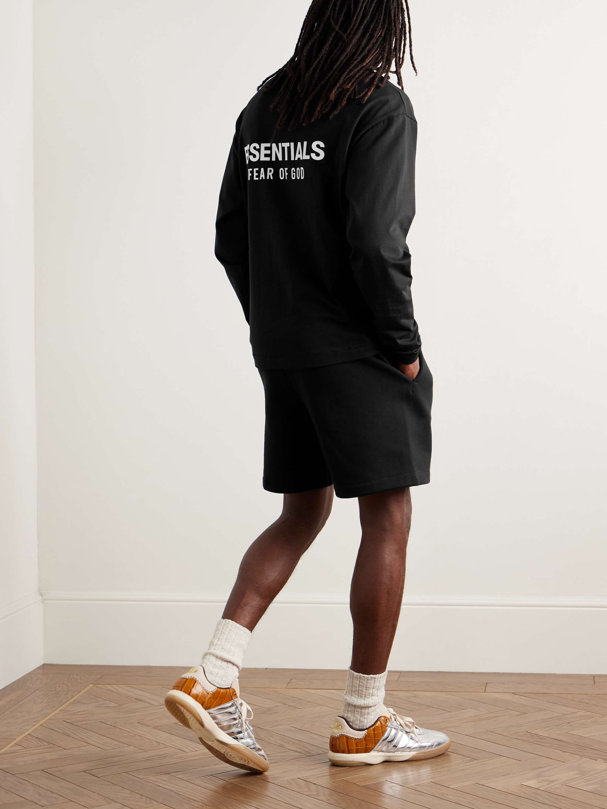 FEAR OF GOD ESSENTIALS Logo-Appliquéd Cotton-Jersey T-Shirt