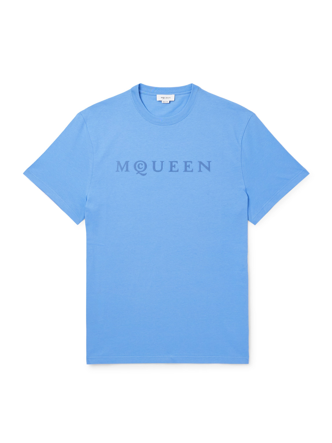 Logo-Flocked Cotton-Jersey T-Shirt
