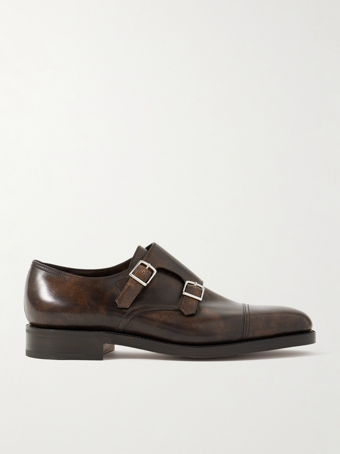 John Lobb William Leather Monk-Strap Shoes - Men