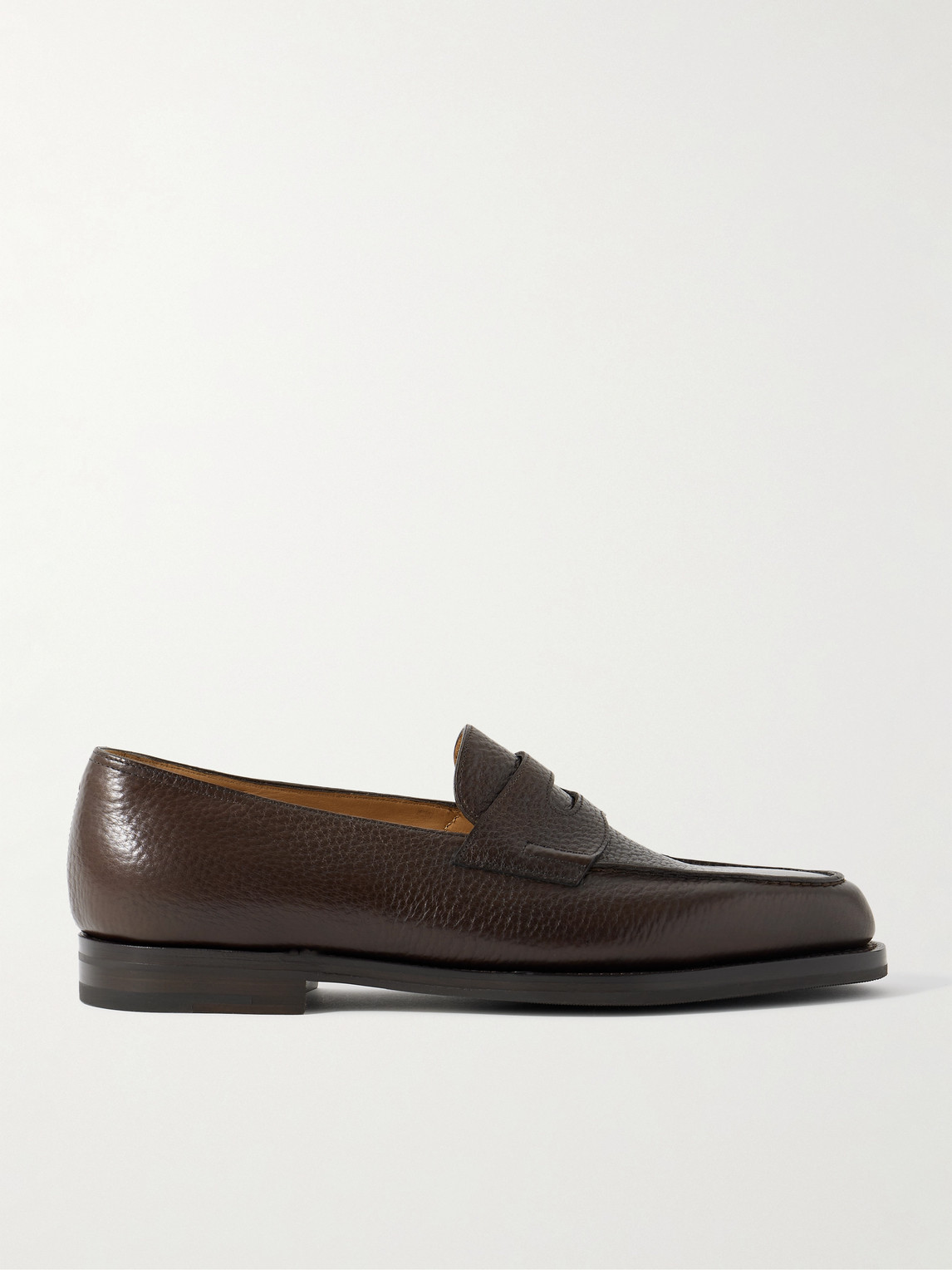 John Lobb Lopez Full-Grain Leather Penny Loafers - Men