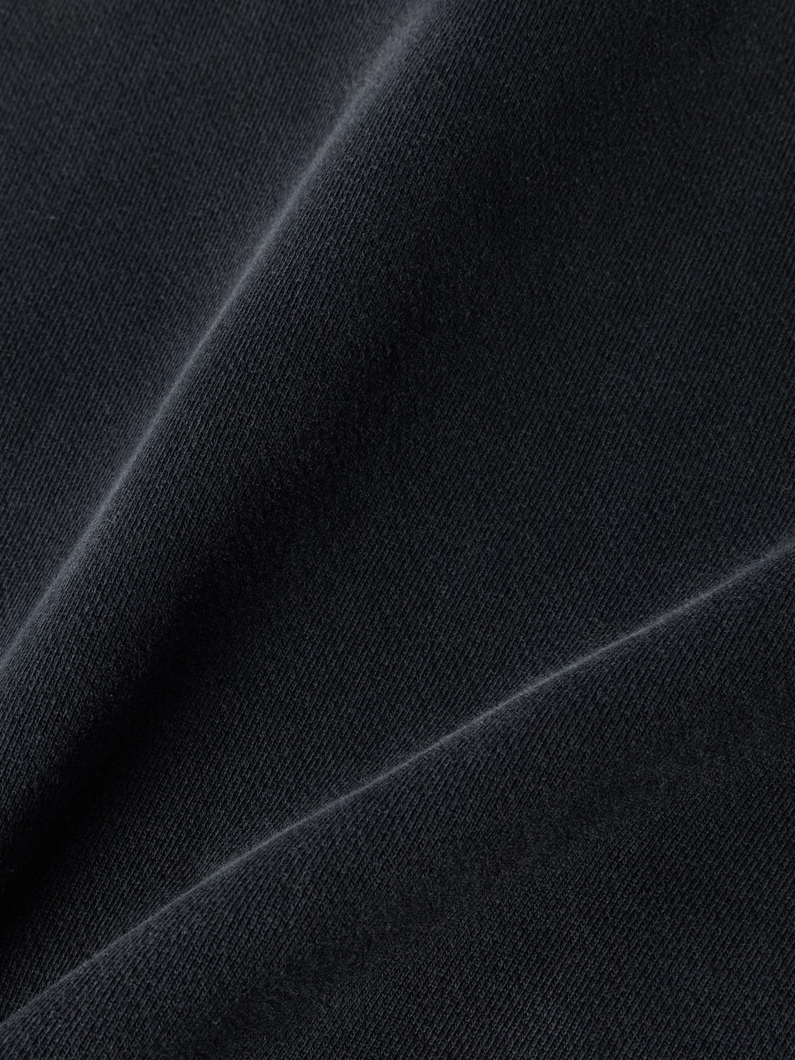 Les Tien Distressed Cotton-jersey Hoodie In Black