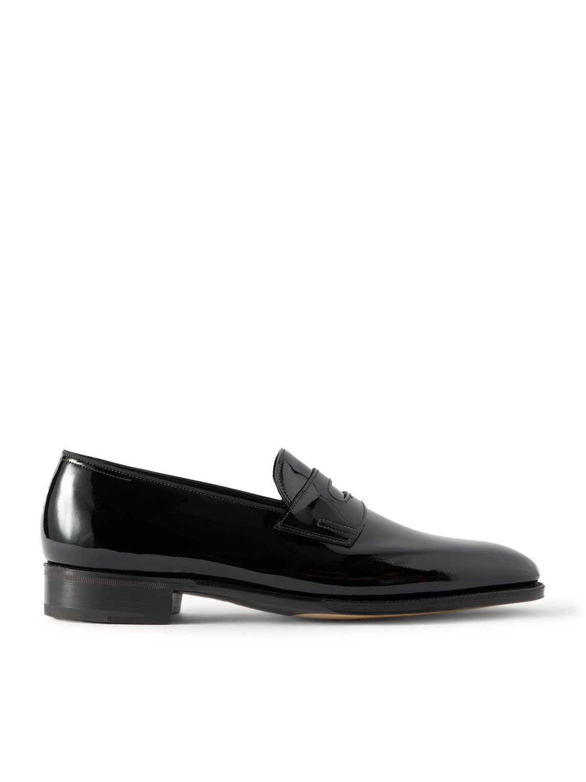 Jamie Patent-Leather Penny Loafers