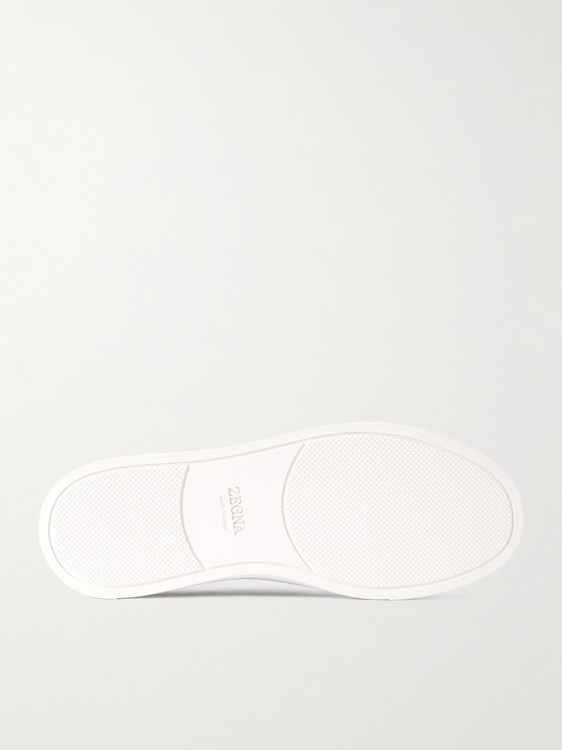 Zegna Sole Contrast Sneakers Pull Tab In Black