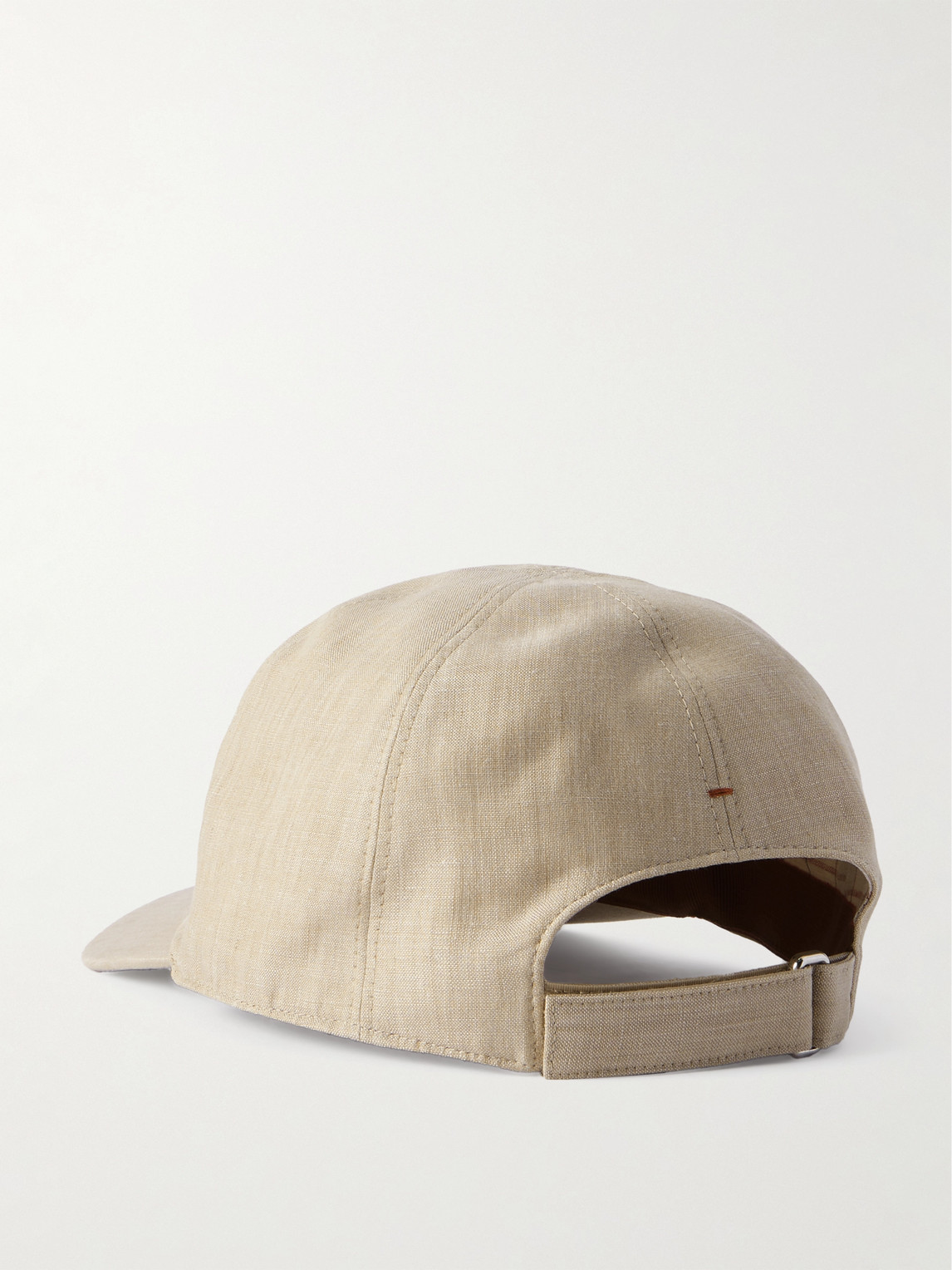 Loro Piana Logo-embroidered Linen Baseball Cap