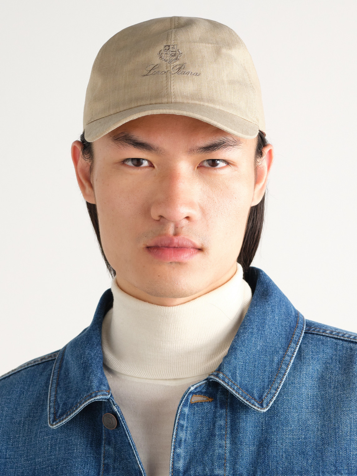 Loro Piana Logo-embroidered Linen Baseball Cap
