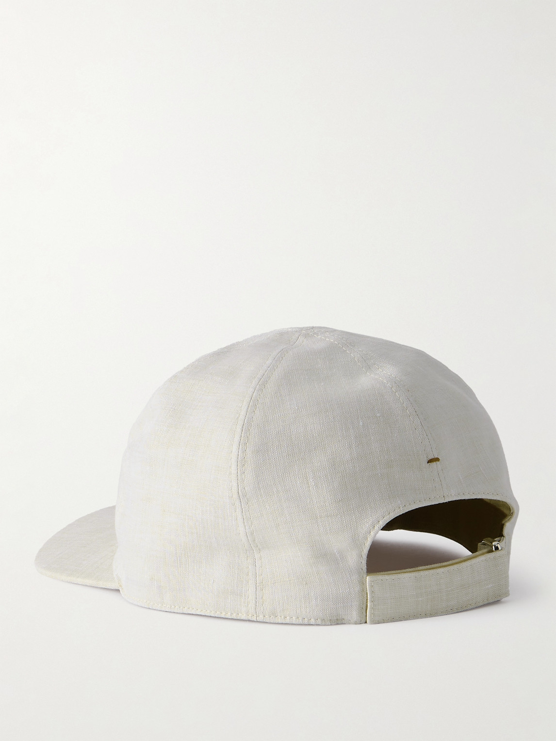 Loro Piana Logo-embroidered Linen Baseball Cap