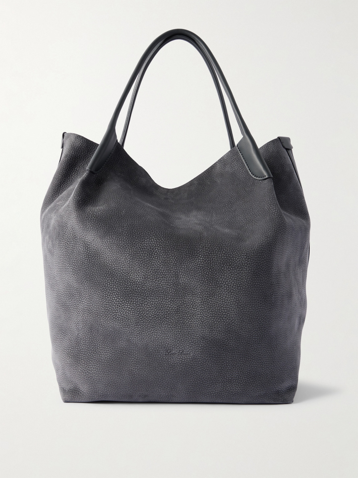 Loro Piana Bale Extra-Large Leather-Trimmed Full-Grain Nubuck Tote Bag - Men