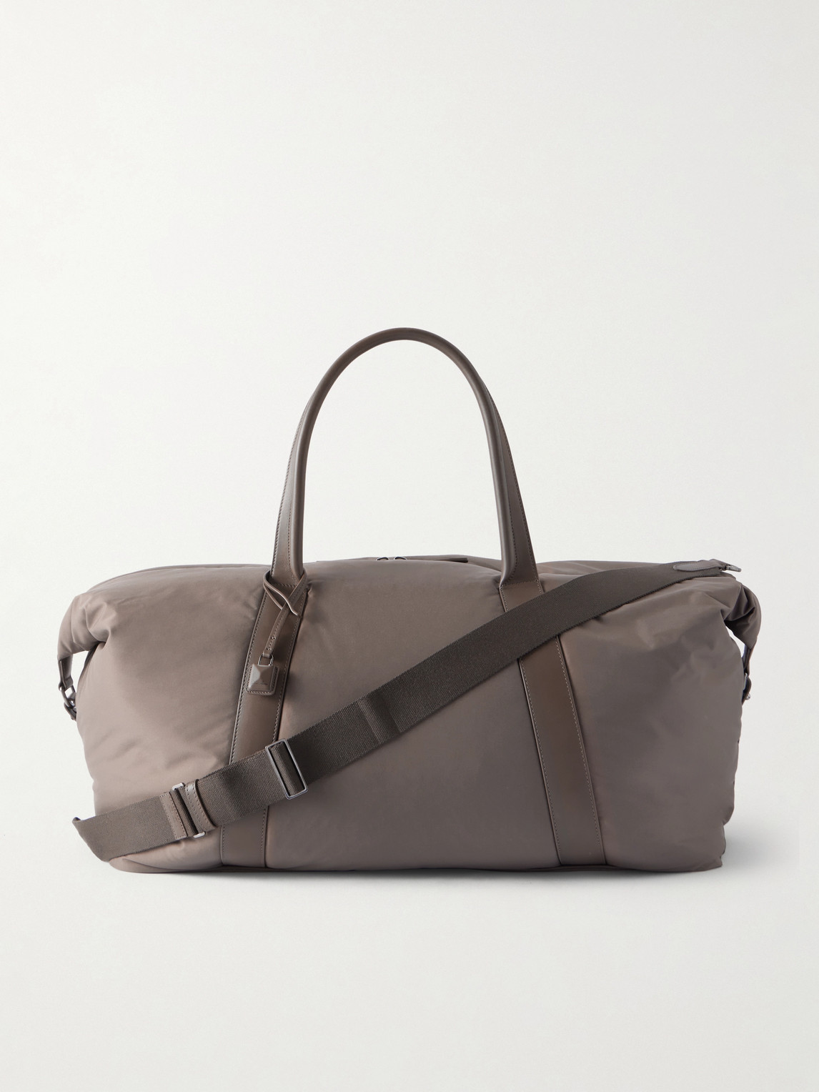 Loro Piana Leather-Trimmed Shell Weekend Bag - Men