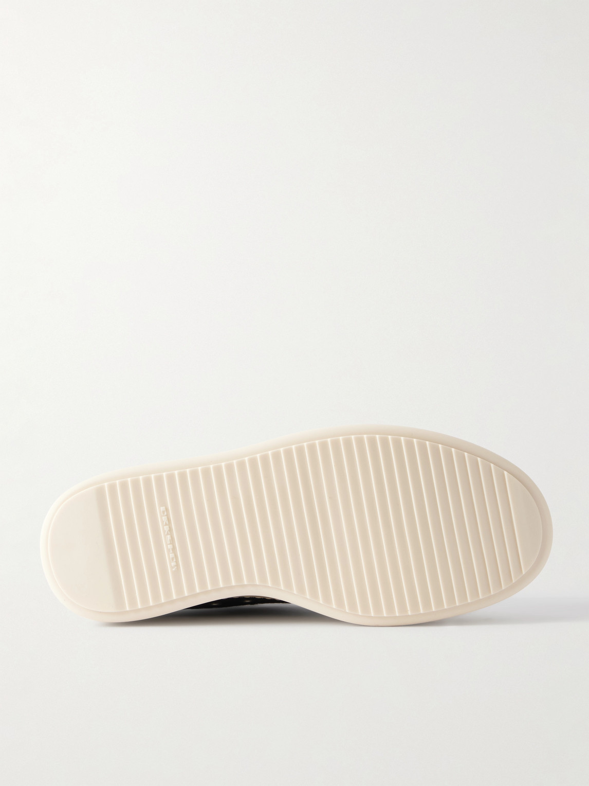 Rick Owens Drkshdw Double Bumper Platform Brushed-cotton Sneakers In Black