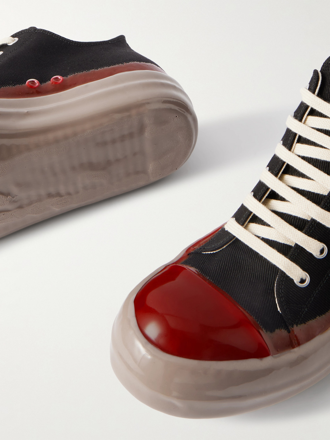 Rick Owens Drkshdw Concordians Low Sneaks In Black