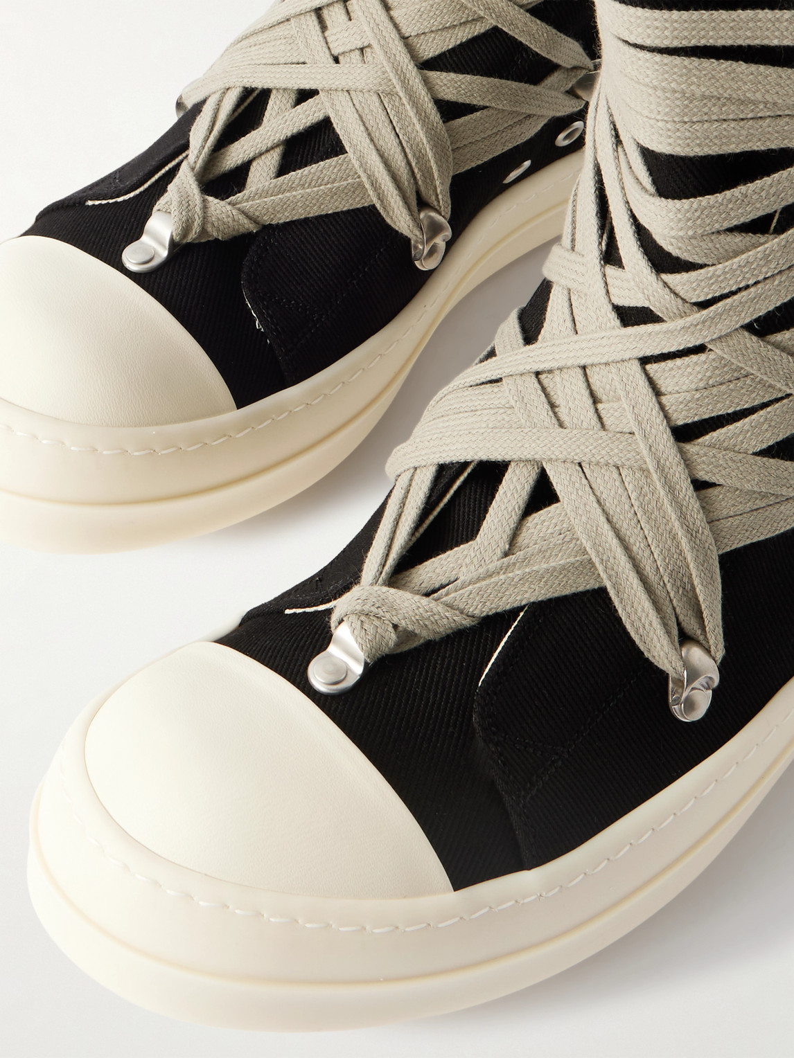Rick Owens Drkshdw Drkshdw By Rick Owens "concordians Megalace Sneaks" Sneaker In Black