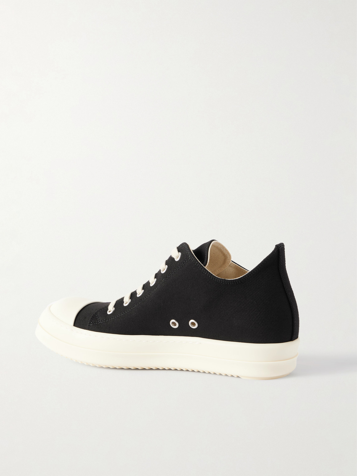 Rick Owens Drkshdw Drkshdw Denim Sneakers In Black