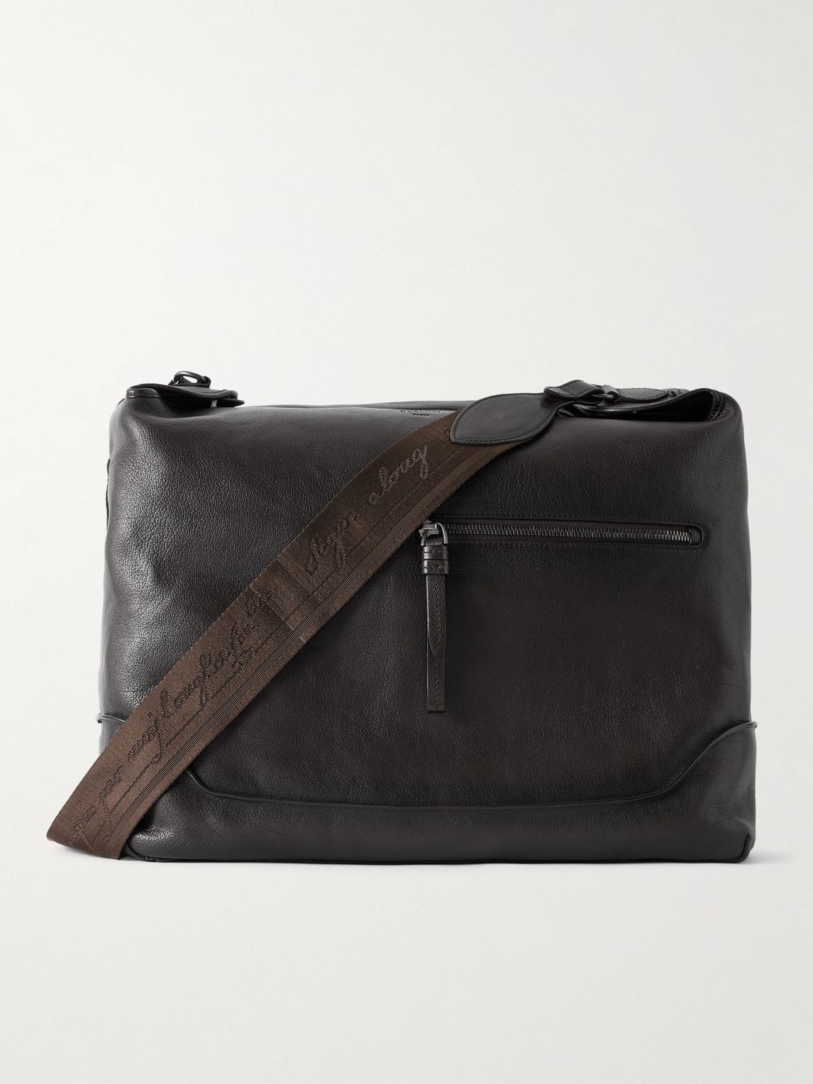 Berluti Un Jour Textured-Leather Messenger Bag - Men