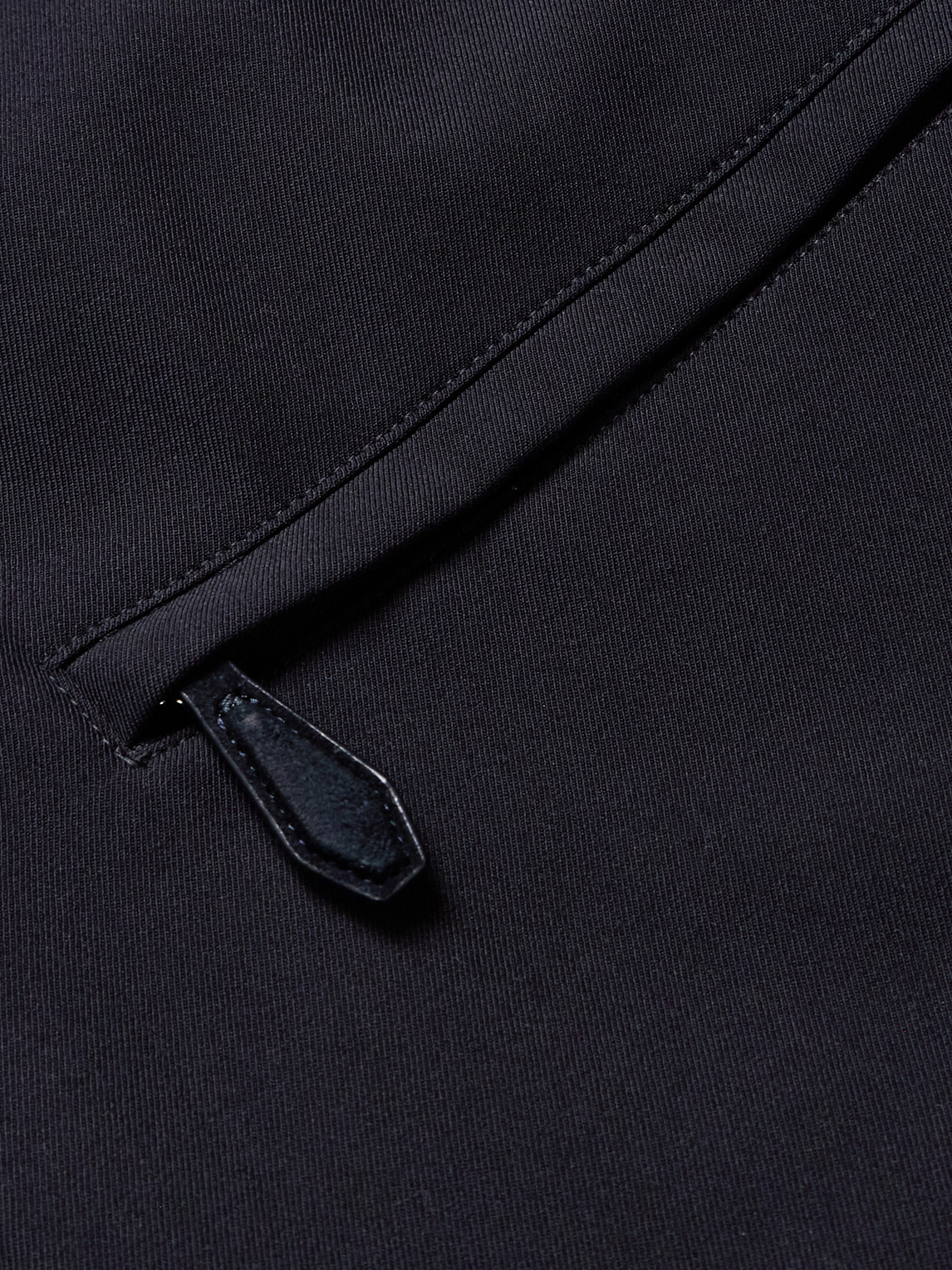 Dunhill Tech-wool Twill Blouson Jacket In Blue