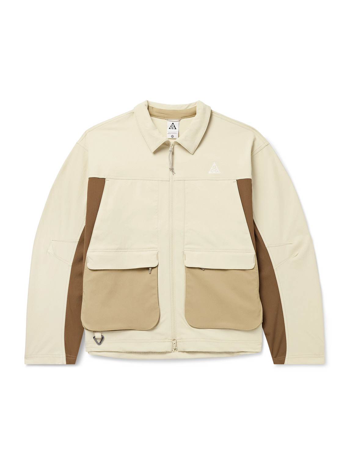 Nike Acg Uv Smith Summit Panelled Stretch-nylon Jacket In Neutral