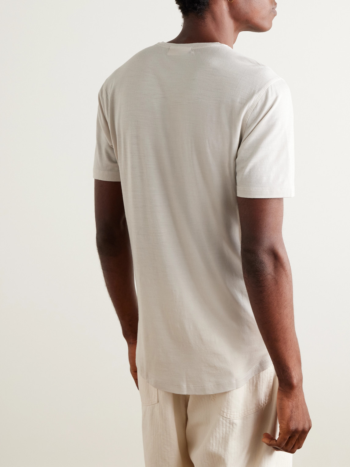 Ob-T Slim-Fit Merino Wool-Jersey T-Shirt
