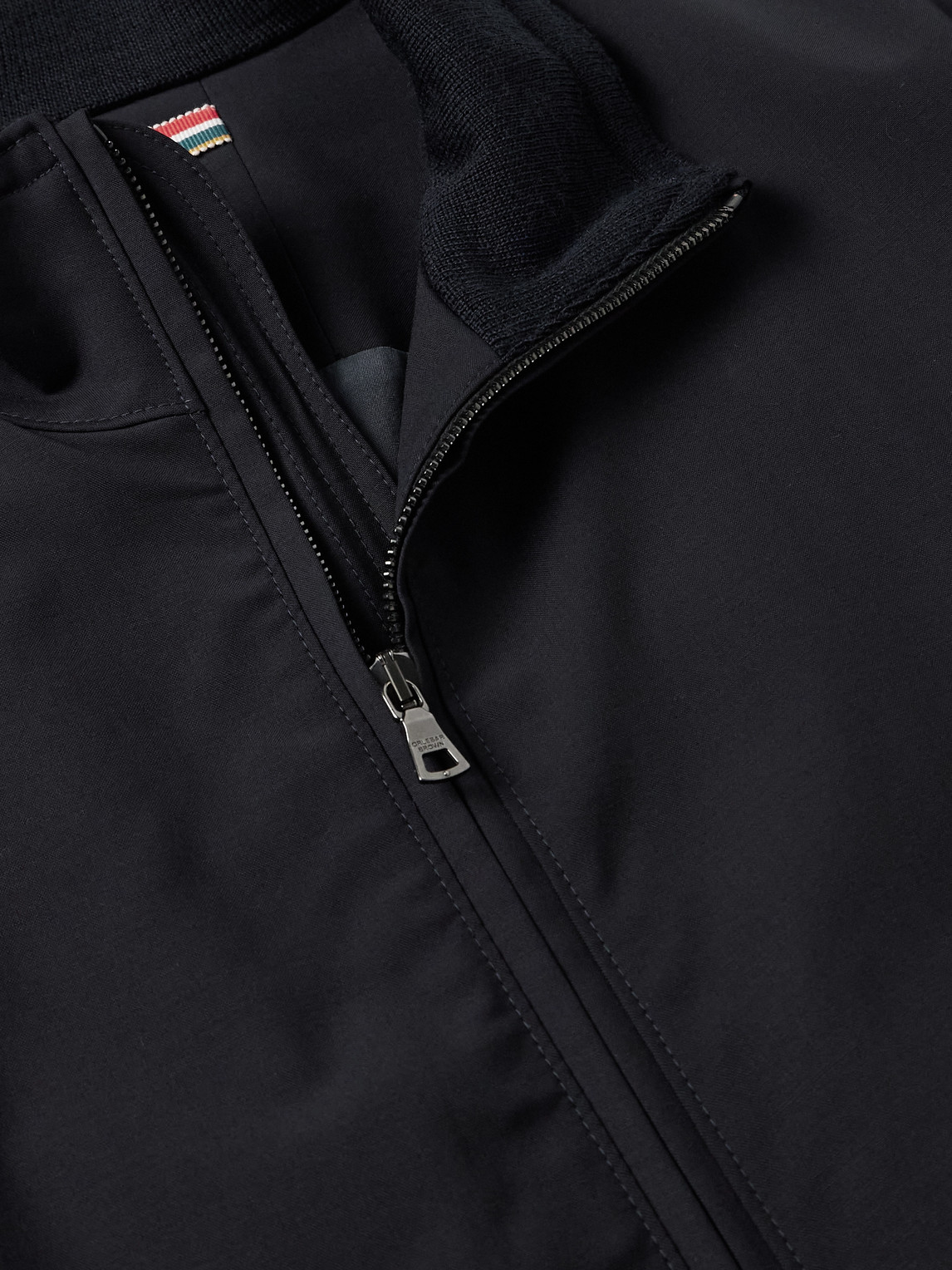 Orlebar Brown Alvaro Merino Wool Jacket In Blue