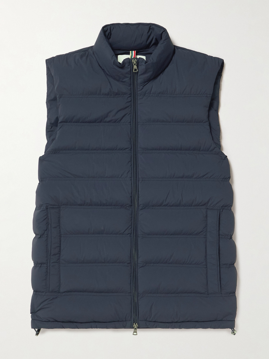 Orlebar Brown Hopper Slim-fit Quilted Stretch-shell Down Gilet In Blue