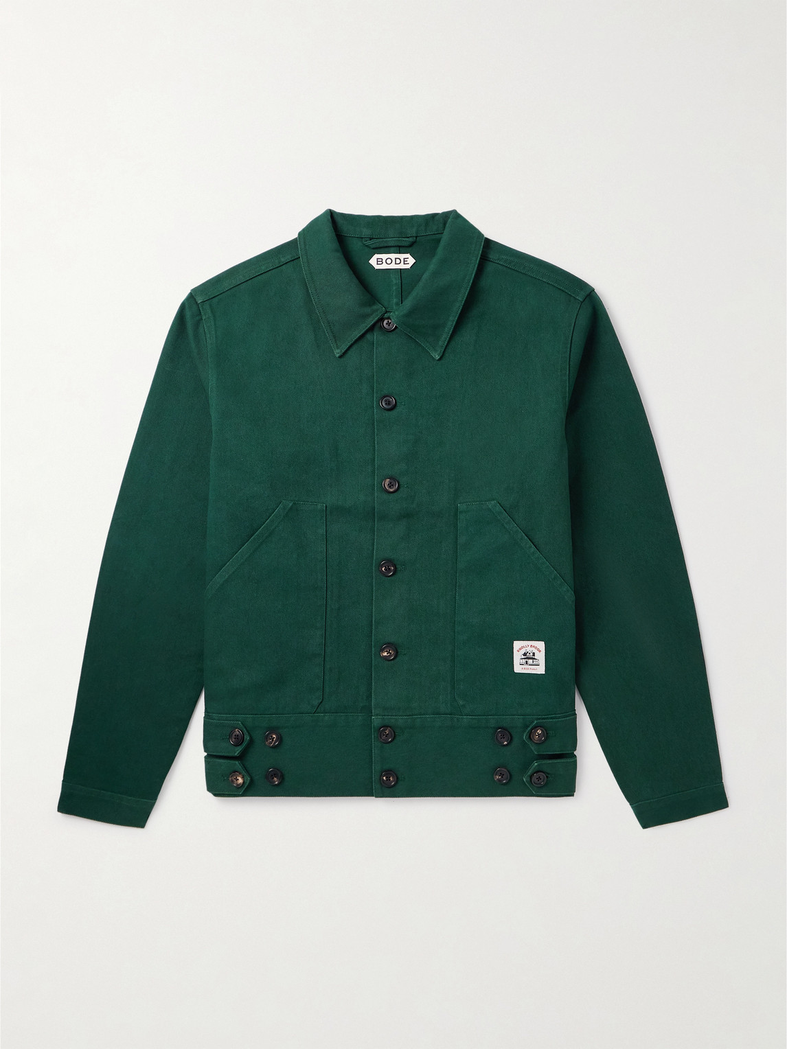 BODE Knolly Brook Logo-Appliquéd Cotton-Twill Jacketen