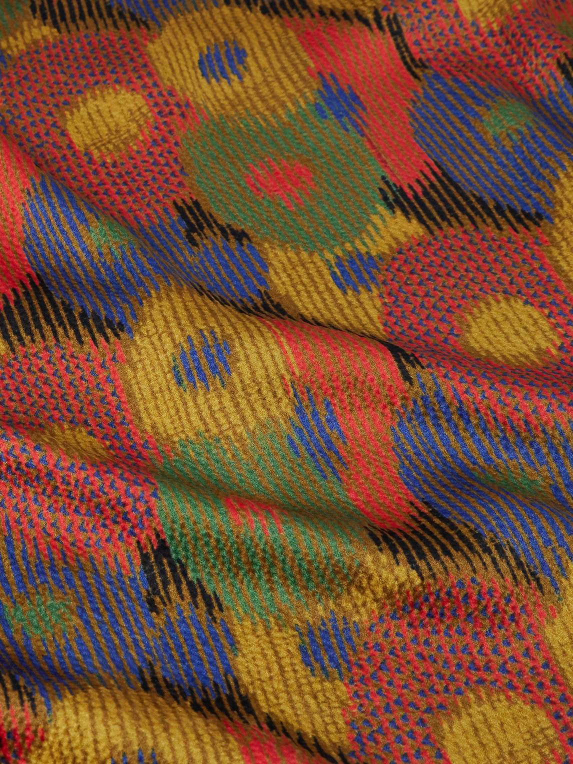 Bode Fruit Pit Camp-collar Printed Silk-seersucker Shirt In Multi