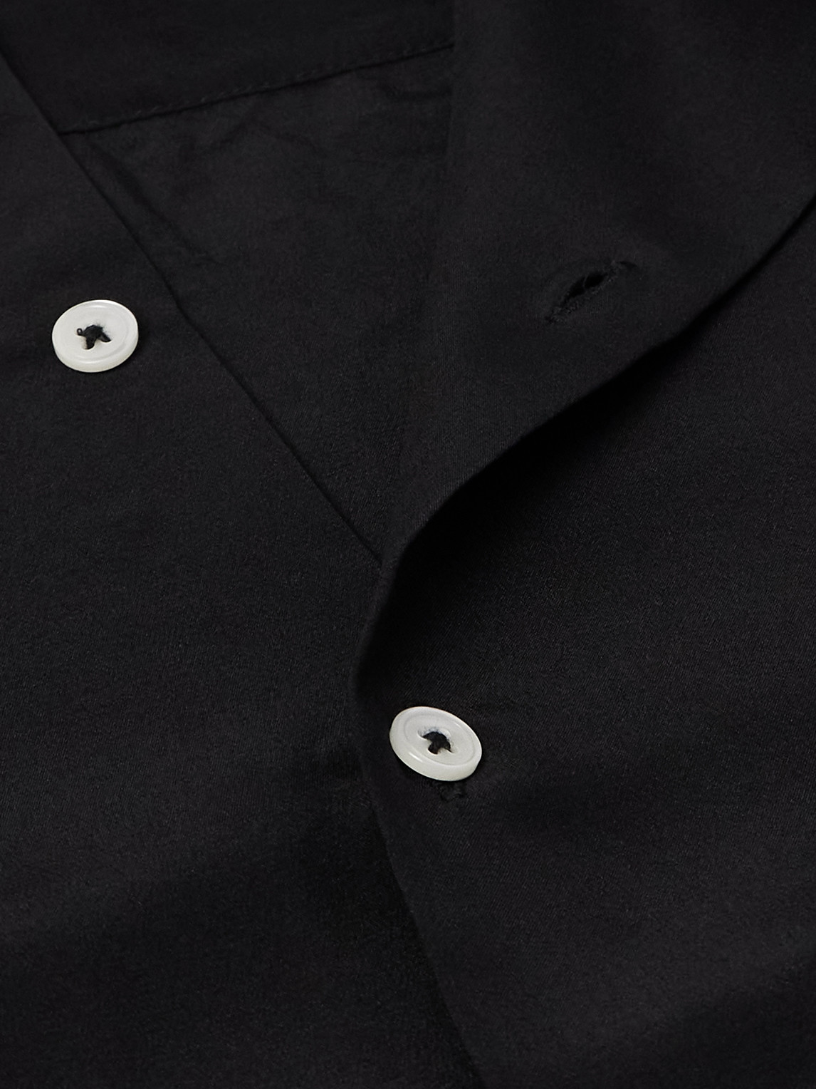 Bode - Embellished Silk Shirt - Men - Black - S 
