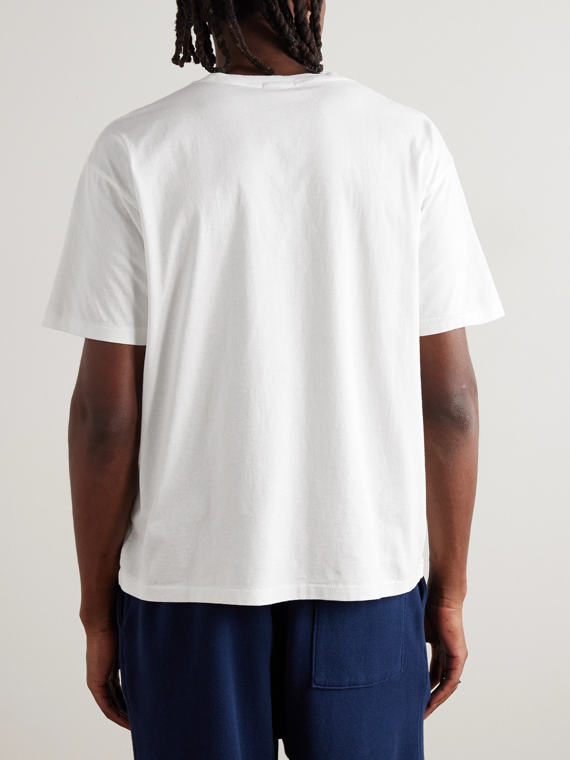 Bode Chapeau Printed Cotton-jersey T-shirt In White