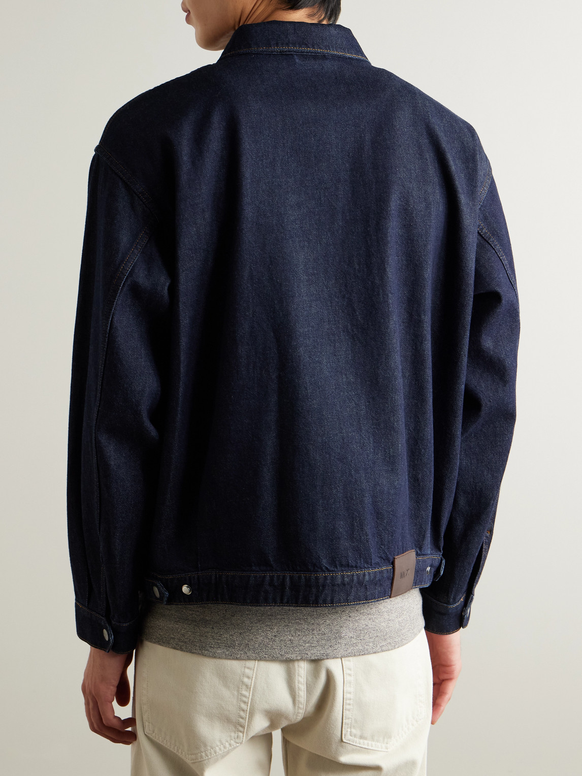 Nn07 Petrus 1843 Organic Denim Jacket In Blue