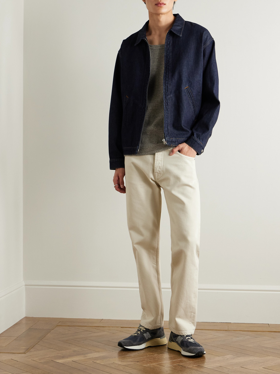 Nn07 Petrus 1843 Organic Denim Jacket In Blue