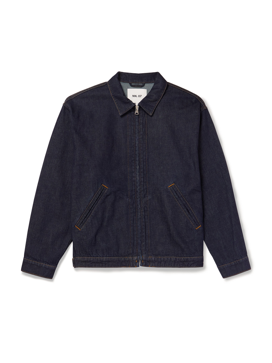 Nn07 Petrus 1843 Organic Denim Jacket In Blue