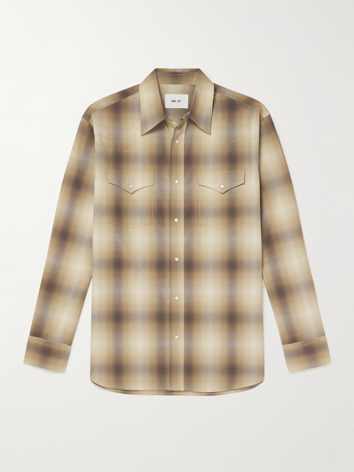 NN07 – Ricky 50005 Checked Organic Cotton Western Shirt