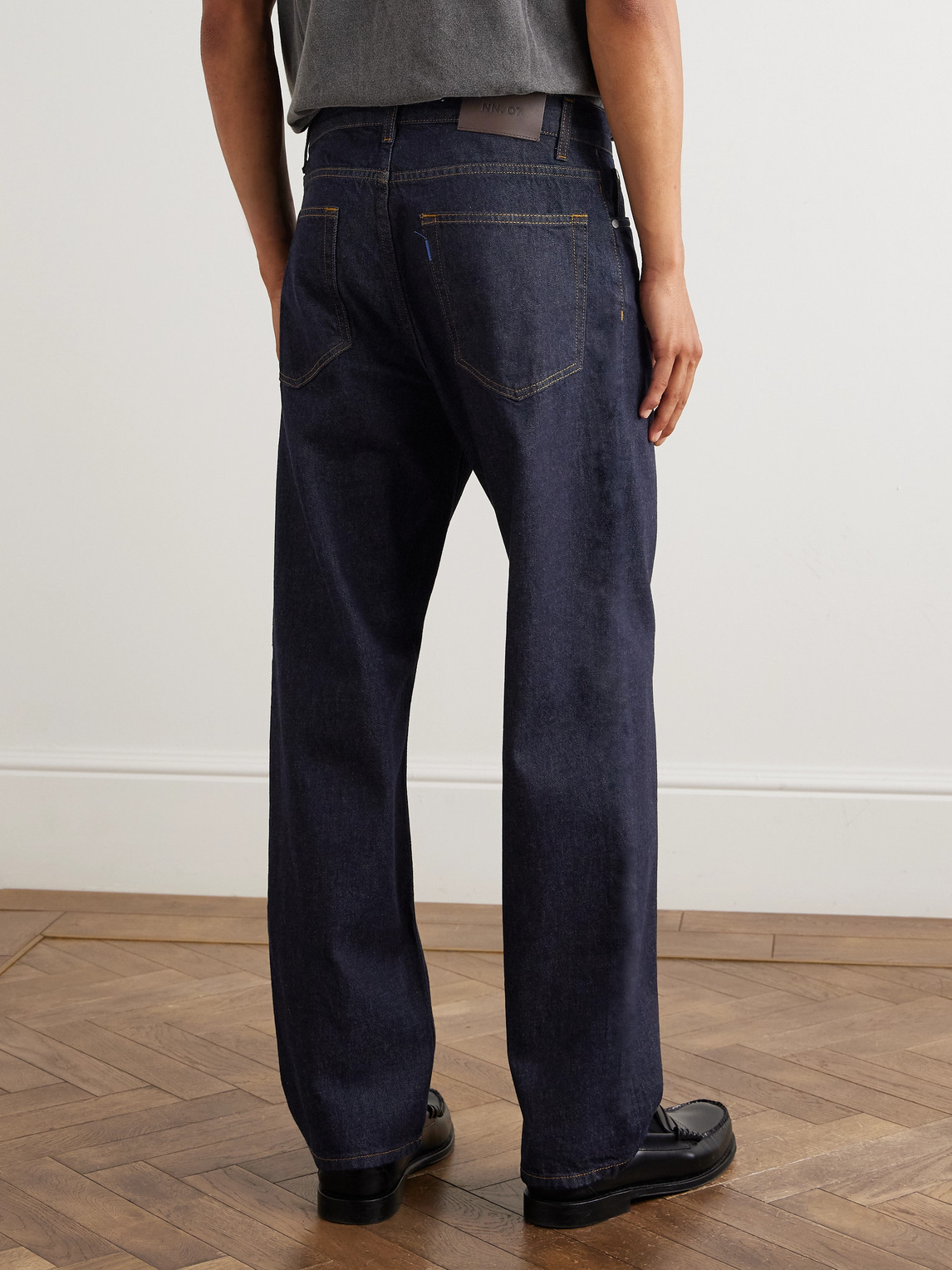 Nn07 Otis 1843 Straight-leg Organic Jeans In Blue