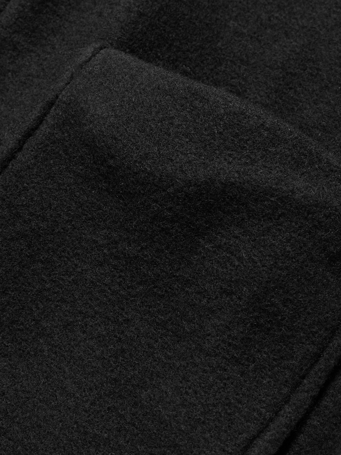 Nn07 Gael 8267 Brushed Wool-blend Jacket In Black