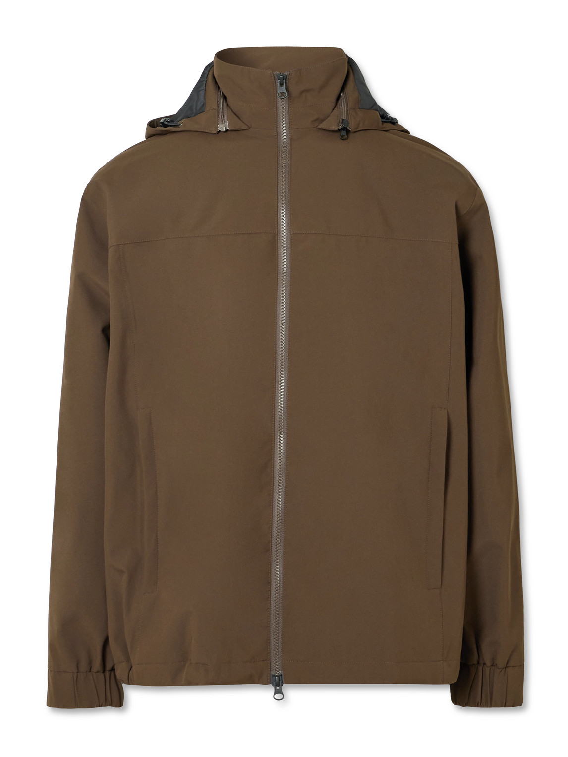 Nn07 Gabriel 8224 Hooded Shell Jacket In Brown