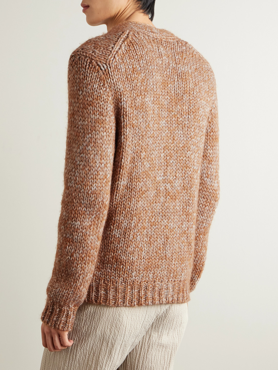 Nn07 Osky 60008 Wool-blend Cardigan In Gold