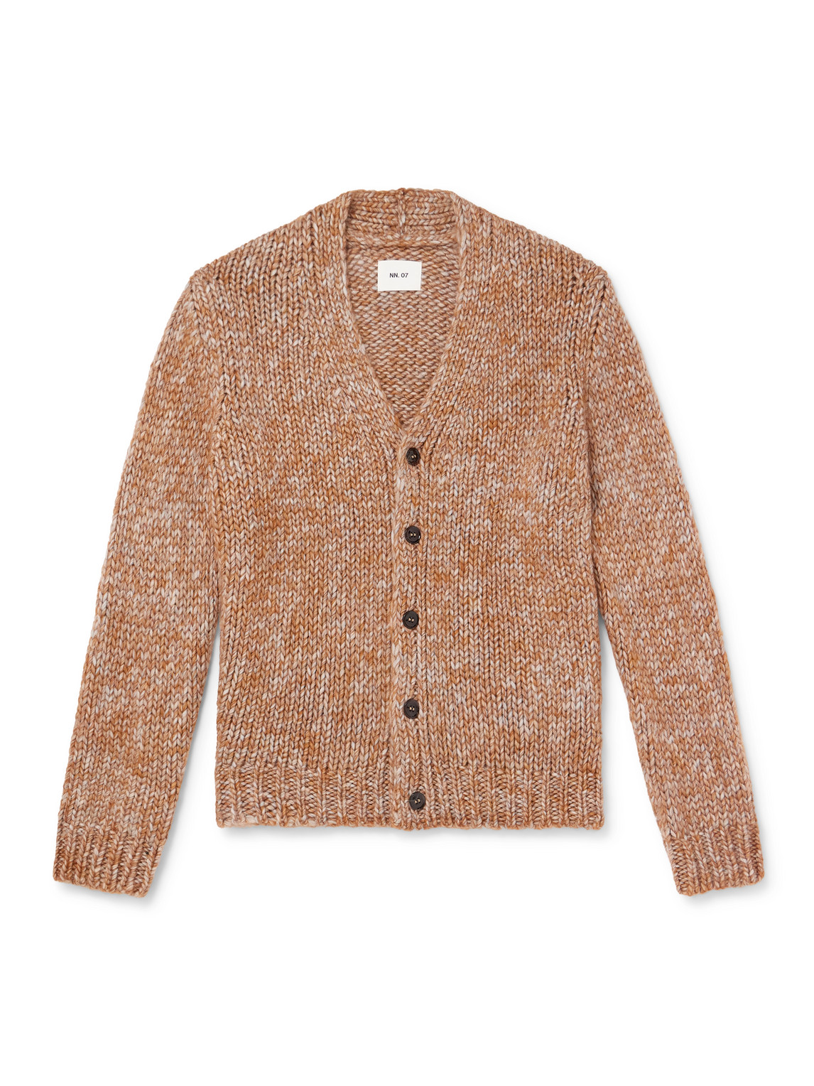 Nn07 Osky 60008 Wool-blend Cardigan In Gold