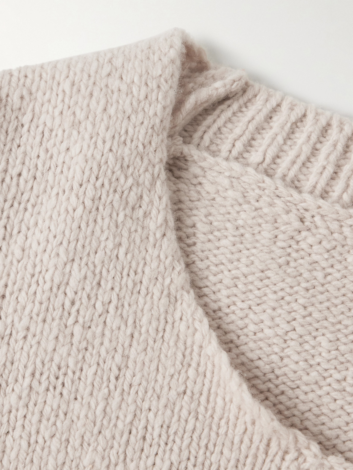 The Row Nikola Wool Sweater In Neutral