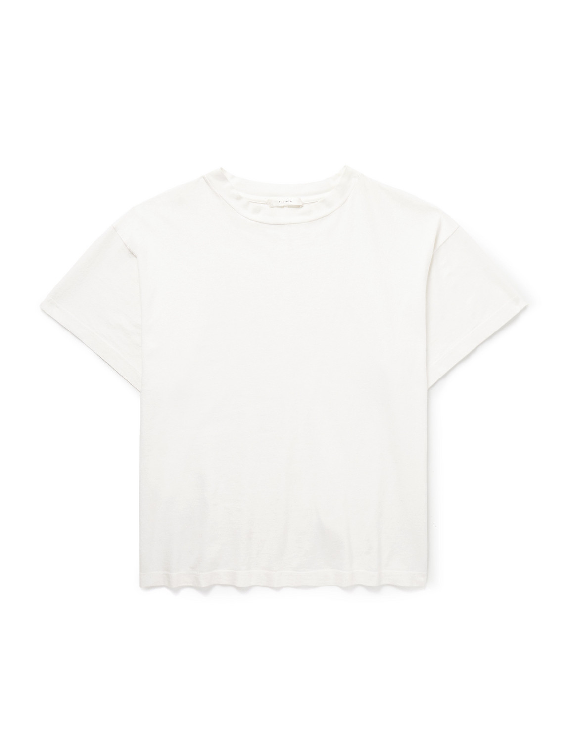 The Row Errigal Cotton-jersey T-shirt In White