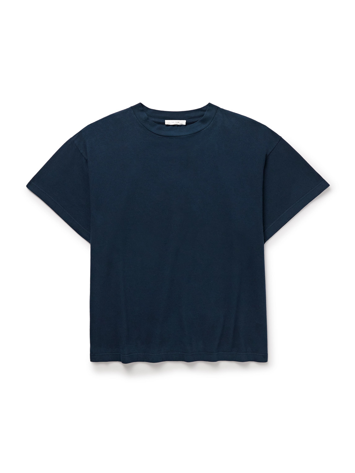 The Row Sato Cotton-jersey T-shirt In Blue