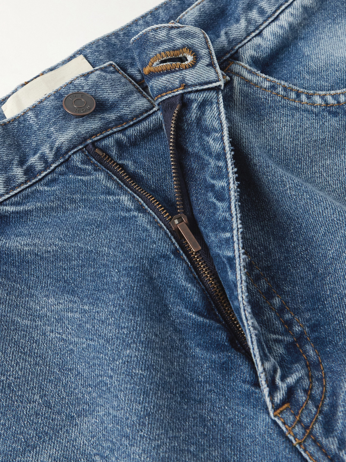 The Row Fred Straight-leg Jeans In Blue