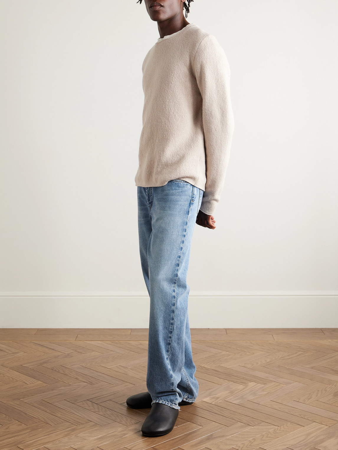 The Row Fred Straight-leg Jeans In Blue