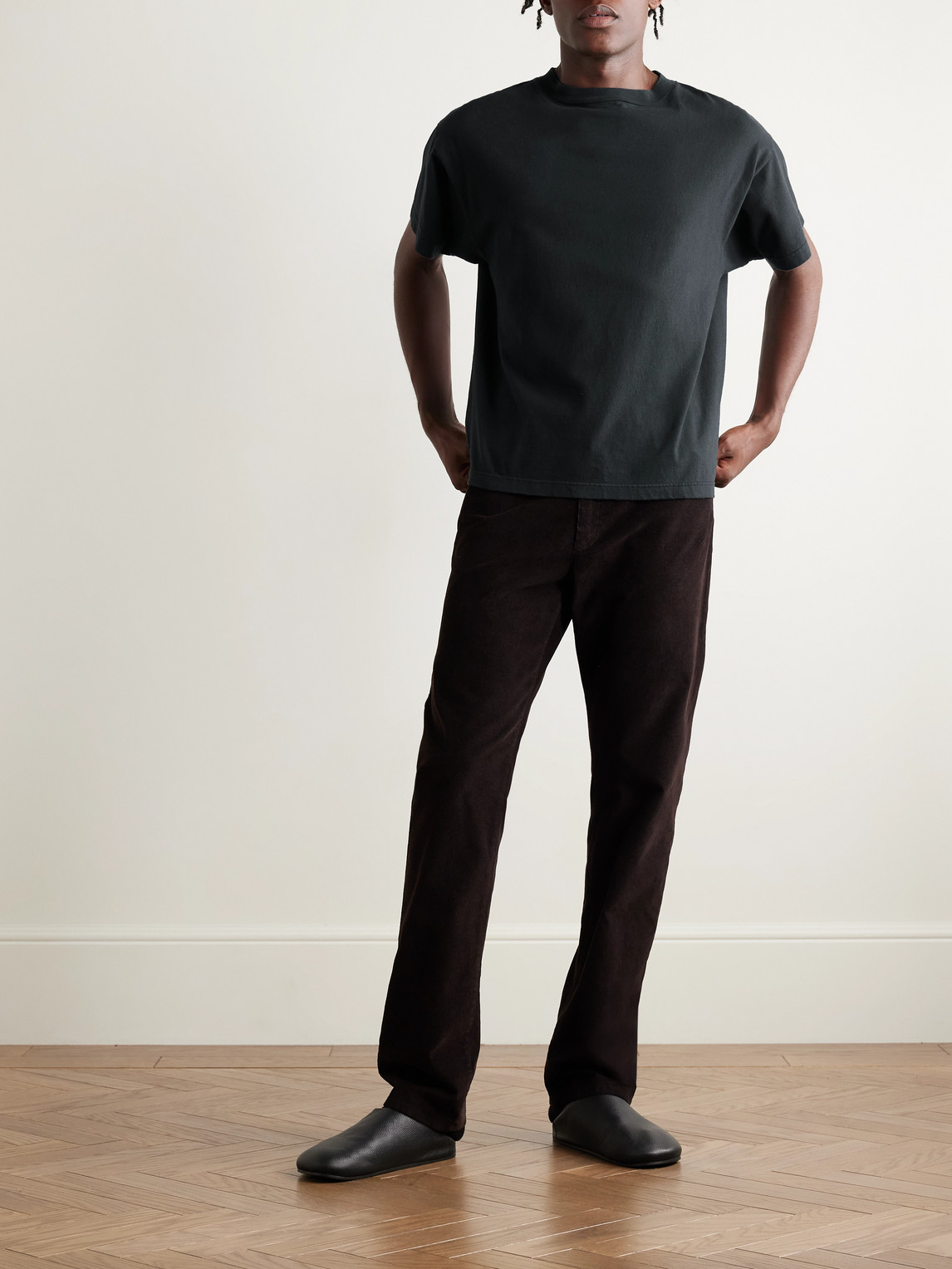 The Row - Sato Cotton-Jersey T-Shirt - Curated Menswear